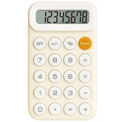 Máy Tính Bỏ Túi - Deli EM10 - Màu Vàng