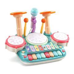 Đồ Chơi Bộ Trống Kèm Piano Vui Nhộn Drum And Piano - Peek A Boo PAB003