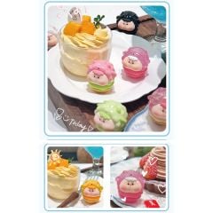 Baby Three Thú Bông DUDU Animal Ice Cream Mini (Blindbox Chính Hãng)