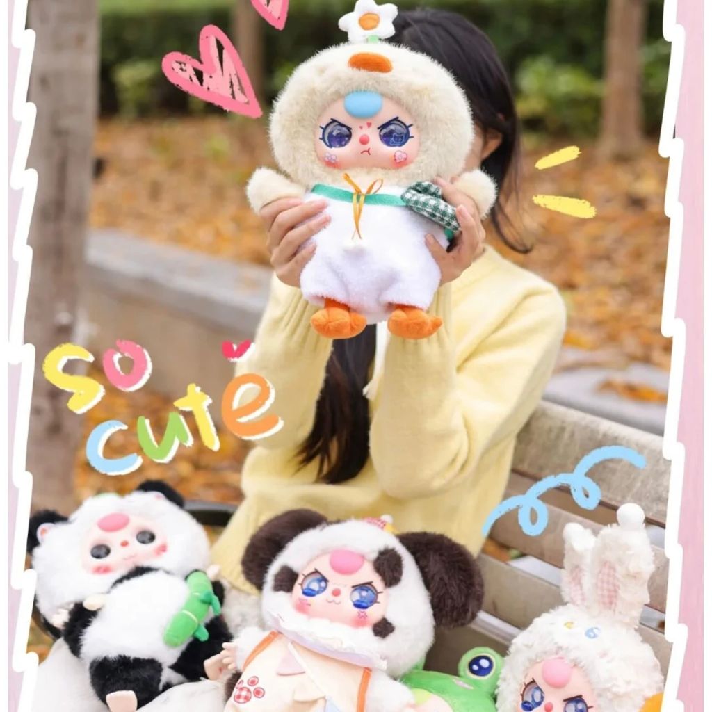 Baby Three Thú Bông Big Plush Animal Ver 2 400% (Blindbox Chính Hãng)