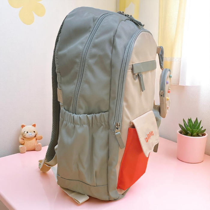 Balo Đi Học Nữ Binbes Phong Cách Nhật Nhẹ, Chống Gù, Màu Pastel, Đựng Laptop, Đi Làm Và Du Lịch