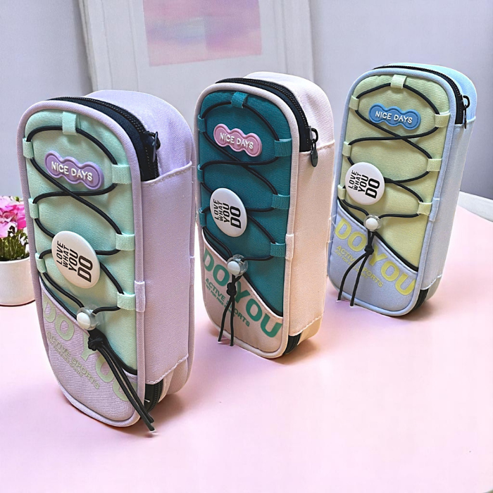Hộp Bút Học Sinh Vải Canvas Nice Days Cho Nữ Sức Chống Nước Nhiều Màu