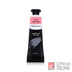 Màu nước acrylic dạng tuýp lớn 45ml Renaissance cao cấp vẽ được trên mọi chất liệu