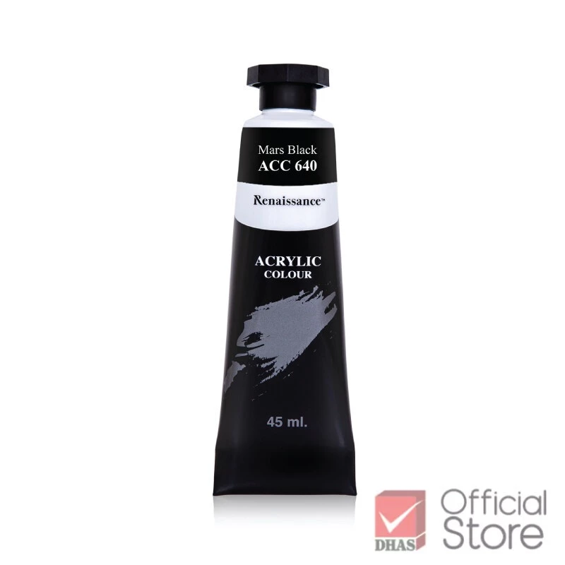 Màu nước acrylic dạng tuýp lớn 45ml Renaissance cao cấp vẽ được trên mọi chất liệu