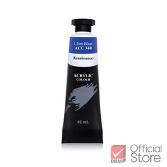 Màu nước acrylic dạng tuýp lớn 45ml Renaissance cao cấp vẽ được trên mọi chất liệu