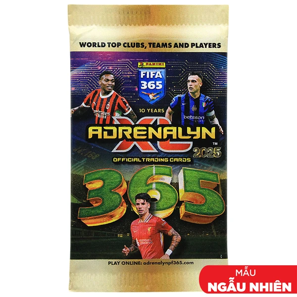 Túi Sưu Tập Thẻ Hình Cầu Thủ FIFA 365 2025 Adrenalyn 23/24 XL - Panini - Soccer Cards Booster Pack (6 Card Ngẫu Nhiên/Túi)(Mẫu Sản Phẩm Giao Ngẫu Nhiên)