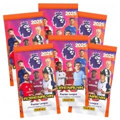 Túi Sưu Tập Thẻ Hình Cầu Thủ Panini Premier League Adrenalyn 2025 (6 Card Ngẫu Nhiên/Túi)(Mẫu Sản Phẩm Giao Ngẫu Nhiên)
