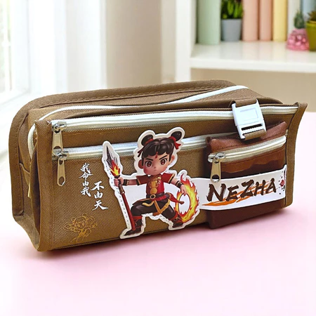 Hộp Bút Học Sinh Vải Canvas Họa Tiết Natra