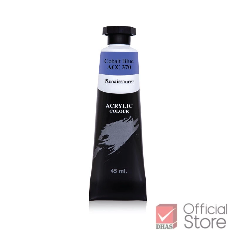 Màu nước acrylic dạng tuýp lớn 45ml Renaissance cao cấp vẽ được trên mọi chất liệu