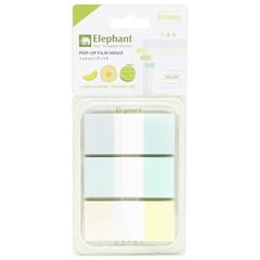 Giấy Note 3 Màu 45 x 25 mm - Elephant ELP24 - Melon (60 Tờ)