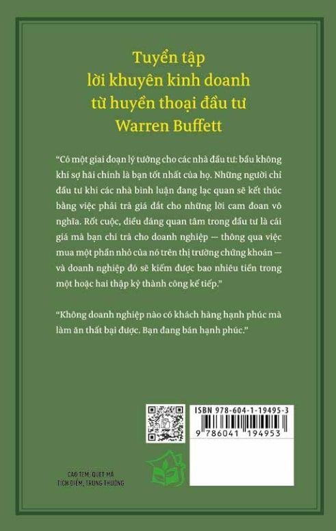 Trí Tuệ Đầu Tư Của Warren Buffett - 350 Lời Khuyên Đắt Giá