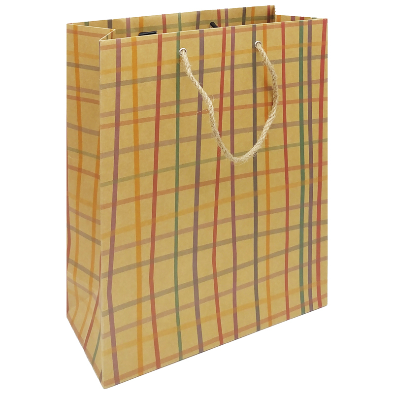 Túi Đựng Quà Kraft Caro Dạng Đứng - The Sun