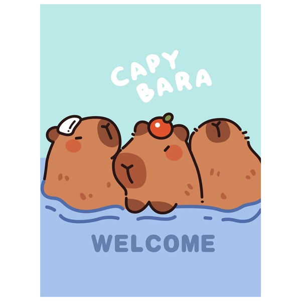 Tập Học Sinh Capybara - 5 Ô Ly - 96 Trang 120gsm - The Sun 03
