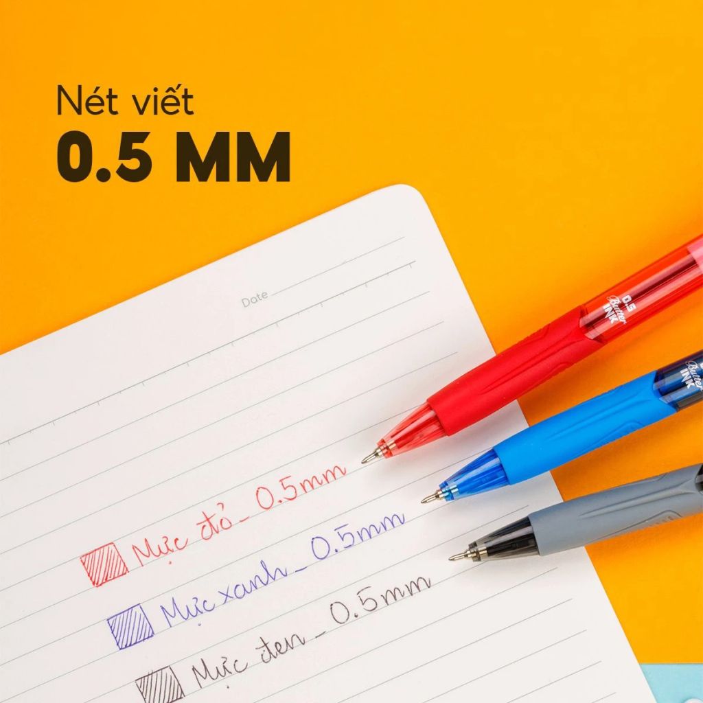 Bút Bi 0.5 mm Laris - Thiên Long TL-095 - Mực Xanh