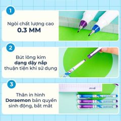 Bút Lông Kim Thiên Long - FL-04/DO - Mực Tím