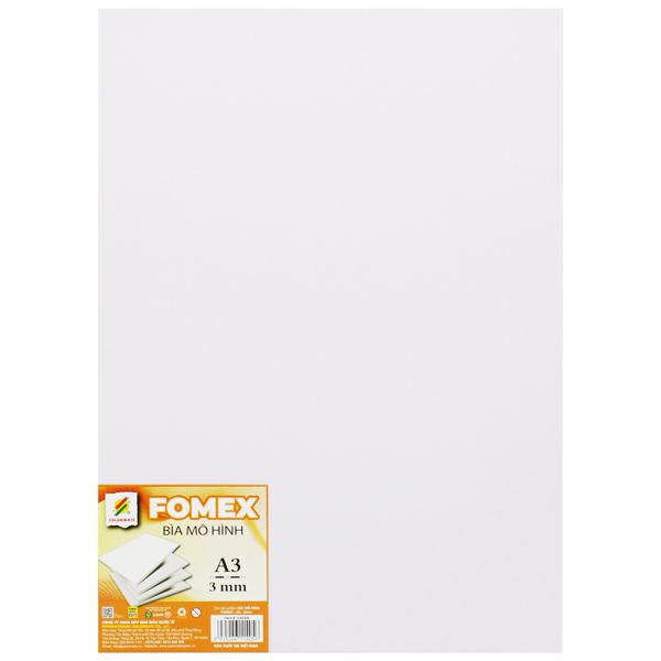Bìa Mô Hình Fomex - Khổ A3 3 mm - Colormate 114056