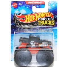 Đồ Chơi Mô Hình Siêu Xe Tải Quái Vật Monster Trucks Mini - Hot Wheels HFB96 - Bone Shaker