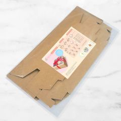 Hộp Quà Kraft Xếp Hình Vuông - 12 x  6 cm - Linh Lan