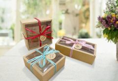 Hộp Quà Kraft Xếp Hình Chữ Nhật - 26 x  18 x 7 cm - Linh Lan