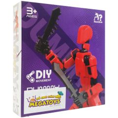 Đồ Chơi Lắp Ráp Mô Hình Robot Figure Dummy 13 Khớp Nối Linh Động - Hang Wing 688-52 - Mẫu 3