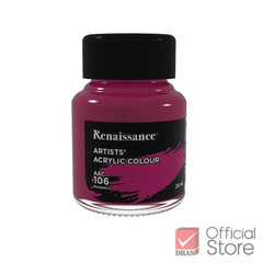 Lọ màu nước Acrylic, sơn acrylic 20ml Renaissance không trôi vẽ vải/đá/tường/ly sứ/tranh