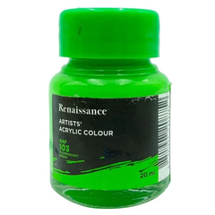 Màu vẽ nước acrylic Neon Fluo 20ml (nhiều màu) - hiệu Renaissance Thái Lan