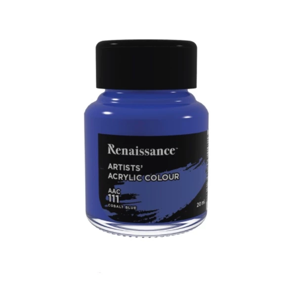 Lọ màu nước Acrylic, sơn acrylic 20ml Renaissance không trôi vẽ vải/đá/tường/ly sứ/tranh