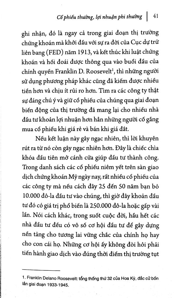 Cổ Phiếu Thường Lợi Nhuận Phi Thường (Tái Bản)