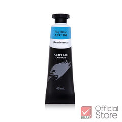 Màu nước acrylic dạng tuýp lớn 45ml Renaissance cao cấp vẽ được trên mọi chất liệu