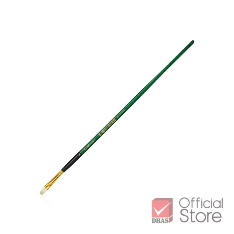 Cọ vẽ màu nước đầu dẹt renaissance cao cấp