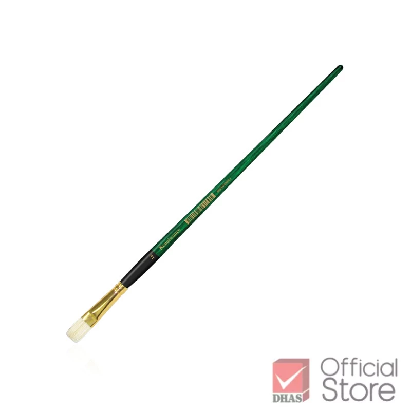 Cọ vẽ màu nước đầu dẹt renaissance cao cấp
