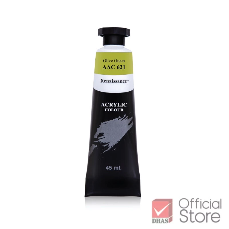 Màu nước acrylic dạng tuýp lớn 45ml Renaissance cao cấp vẽ được trên mọi chất liệu