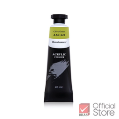 Màu nước acrylic dạng tuýp lớn 45ml Renaissance cao cấp vẽ được trên mọi chất liệu