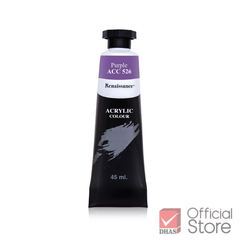 Màu nước acrylic dạng tuýp lớn 45ml Renaissance cao cấp vẽ được trên mọi chất liệu