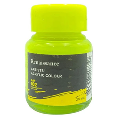 Màu vẽ nước acrylic Neon Fluo 20ml (nhiều màu) - hiệu Renaissance Thái Lan