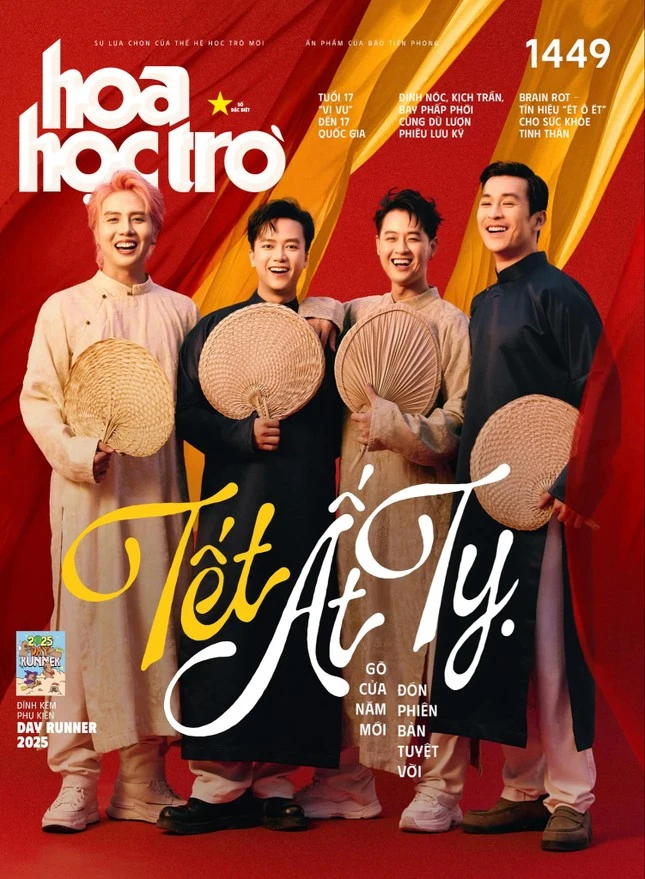 Hoa Học Trò - Số 1449 - H2Tết Ất Tỵ - Detox Cảm Xúc Để Đón Năm Mới Thật Vui! - Tặng Kèm Sổ Tay Nhật Ký 2025 Ngập Tràn Vũ Trụ Capybara