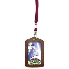 Bảng Tên Dọc Da - NT 311 - Màu Nâu (Màu Dây Giao Ngẫu Nhiên)