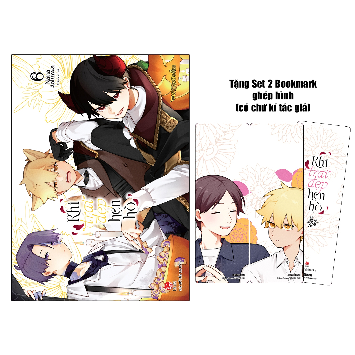 Khi “Trai” Đẹp Hẹn Hò - Tập 6 - Tặng Kèm Set 2 Bookmark Ghép Hình