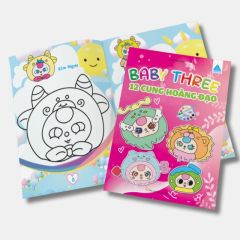 Baby Three Sách Tô Màu 12 Cung Hoàng Đạo