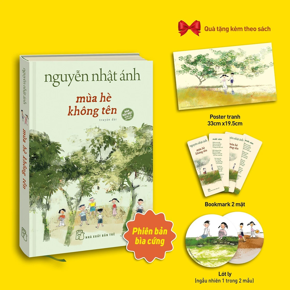 Mùa Hè Không Tên - Bìa Cứng - Tặng Kèm Bookmark 2 Mặt + Poster Tranh + Lót Ly Ngẫu Nhiên + Chữ Ký Tác Giả Ngẫu Nhiên