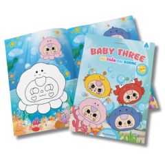 Baby Three Sách Tô Màu Nữ Thần Đại Dương