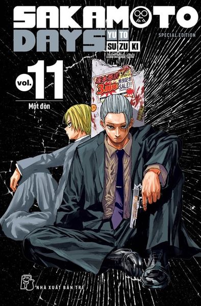 Sakamoto Days - Tập 11 - Một Đòn - Bản Đặc Biệt - Tặng Kèm Obi + Huy Hiệu + Set 3 Card Đổi Nền + Standee Lắp Ghép