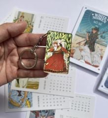 Boxset White Numen Tarot (Bộ Bài + Sách Hướng Dẫn) - Tặng Kèm Bộ Quà All-In: Sổ Xé In Bìa Art Bài + Bộ Postcard In Hình Art Bài Kèm Lịch 2025 + Móc Khóa In Art Bài Random