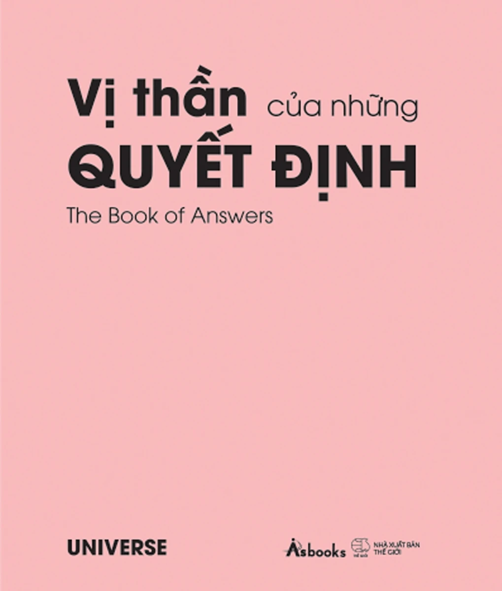 Vị Thần Của Những Quyết Định - The Book Of Answers - Bản Bìa Hồng