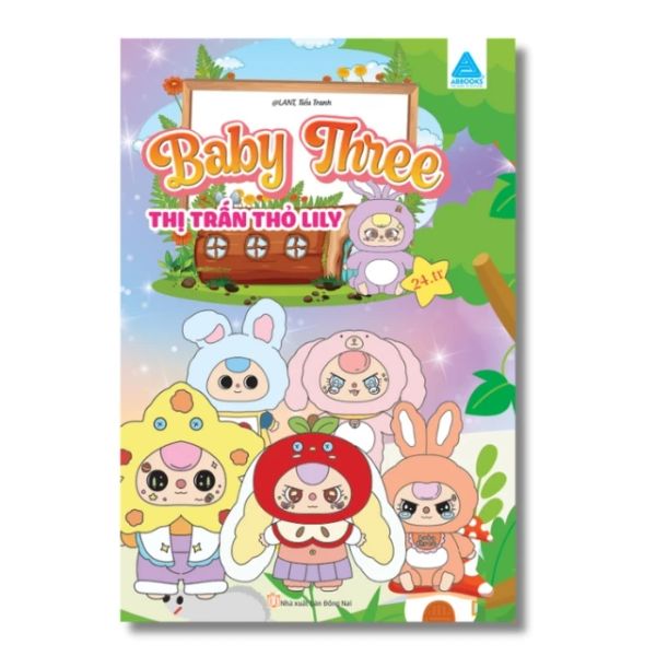 Baby Three Sách Tô Màu Thị Trấn Thỏ Lily
