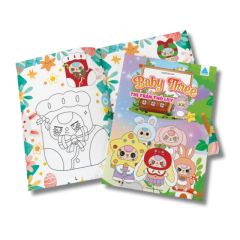 Baby Three Sách Tô Màu Thị Trấn Thỏ Lily