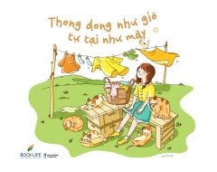 Sách Tô Màu Thong Dong Như Gió - Tự Tại Như Mây