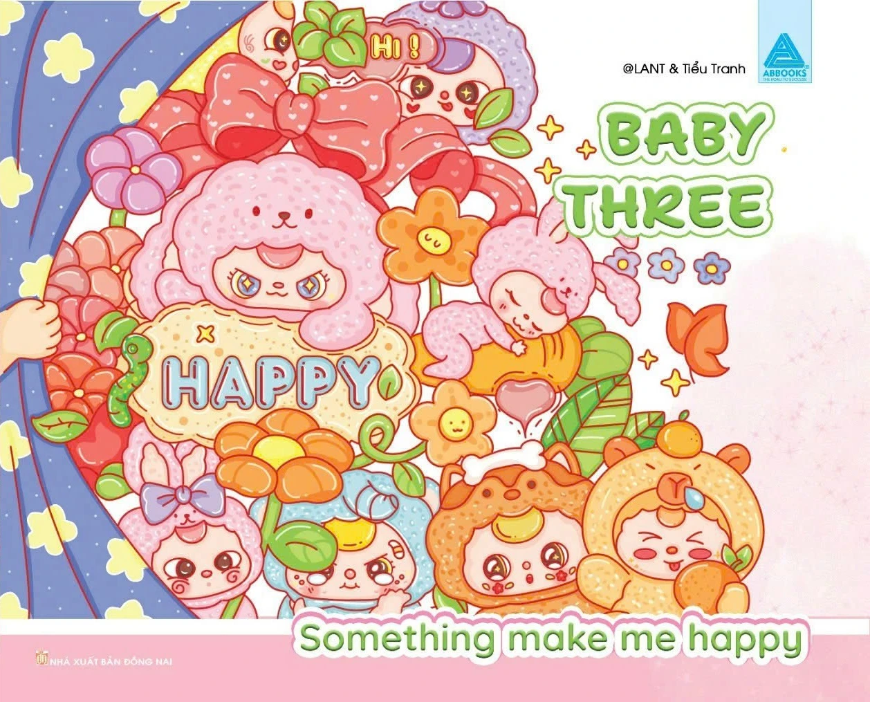 Sách Tô Màu Baby Three Something Make Me Happy