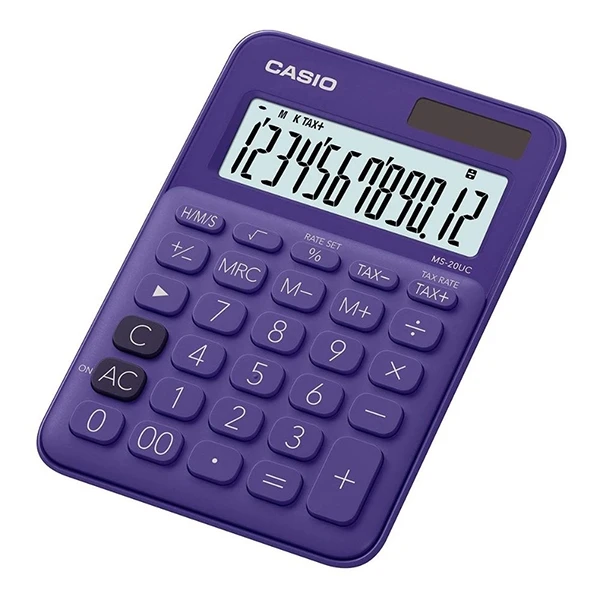 Máy Tính Văn Phòng Casio MS 20UC - PL + Bút Ngẫu Nhiên