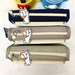 Bóp Viết Vải Good Girl 2 Ngăn Hộp Bút Canvas Cho Nữ